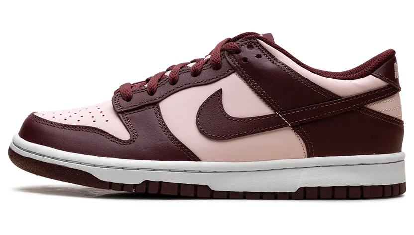 Nike Dunk Low GS “Dark Team Red Echo Pink” (FB9109-600)