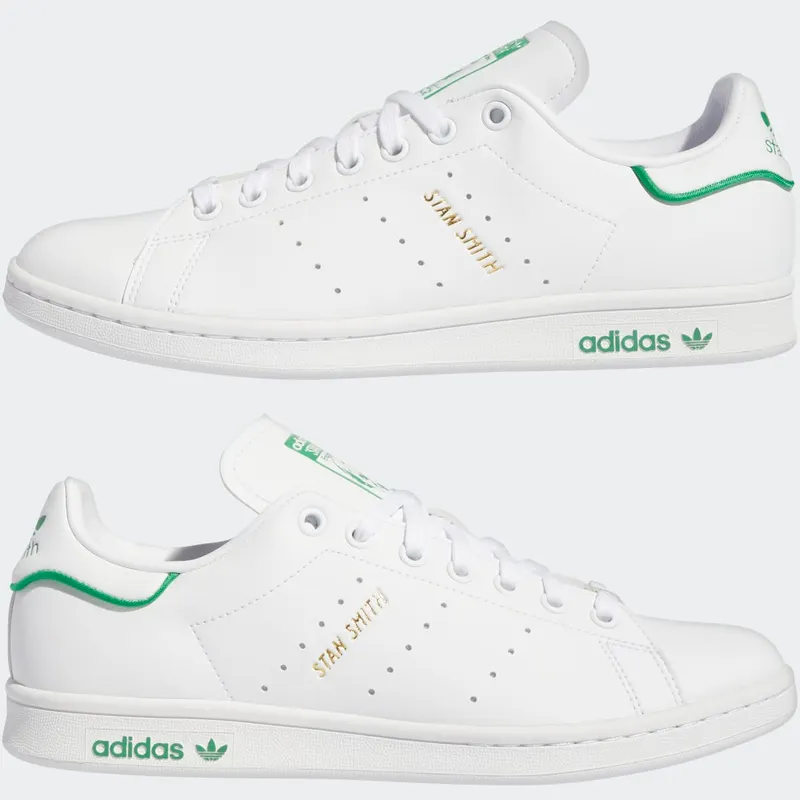 Adidas Stan Smith Cloud White / Green / Active Purple (GW0490)