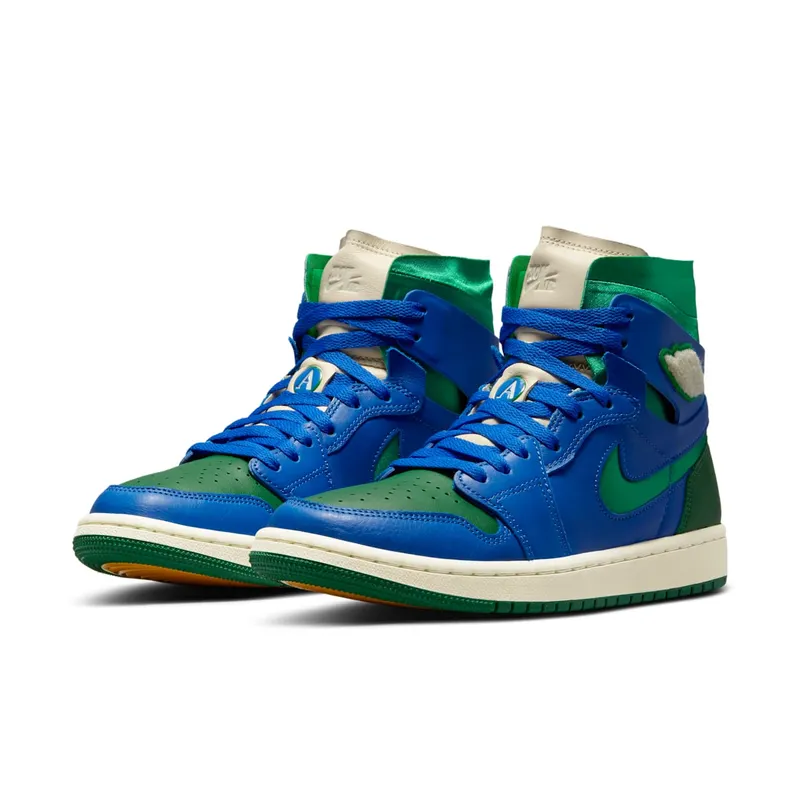Jordan 1 High Zoom CMFT Aleali May (W) – “Royal / Green / Sail” (DJ1199-400)