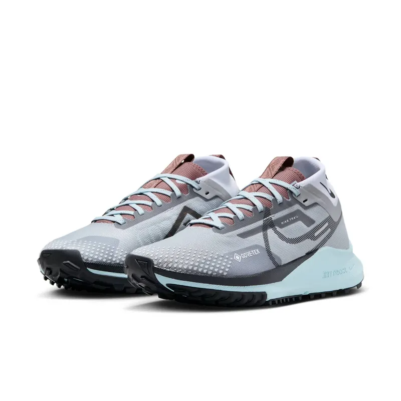 Nike React Pegasus Trail 4 Gore-Tex “Light Smoke Grey Glacier Blue Football Grey Black” (DJ7929-005)