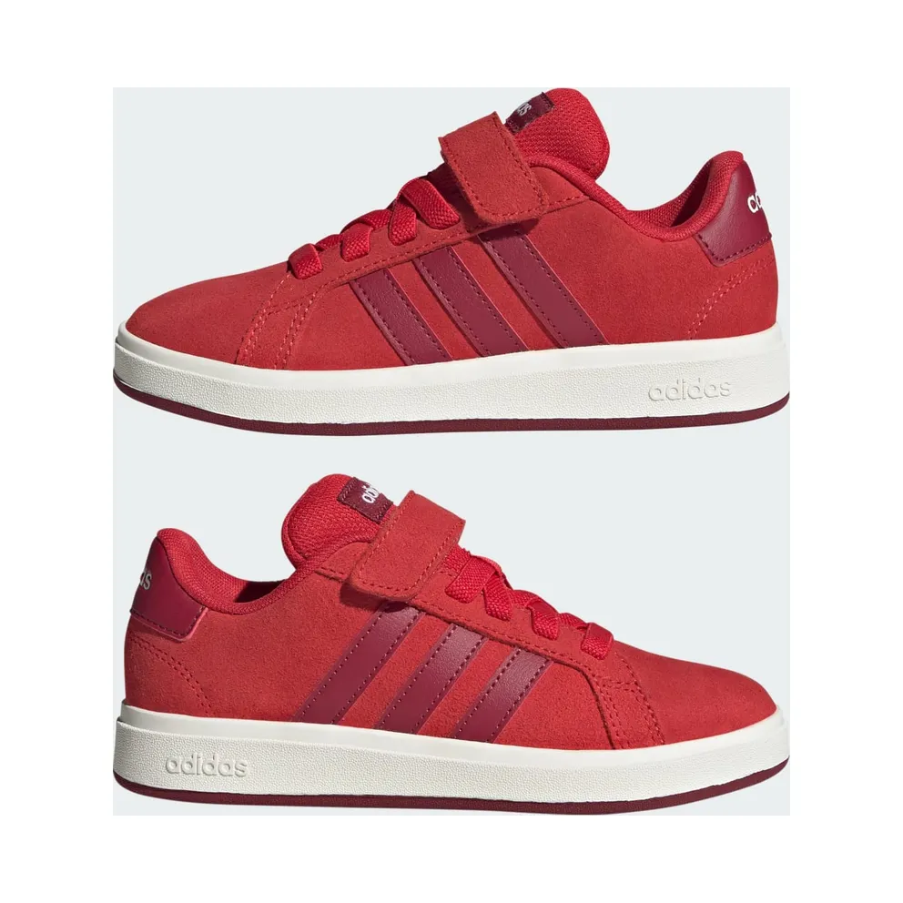 Adidas Grand Court 00s Kids Collegiate Red / Collegiate Burgundy / Off White (JQ5653)