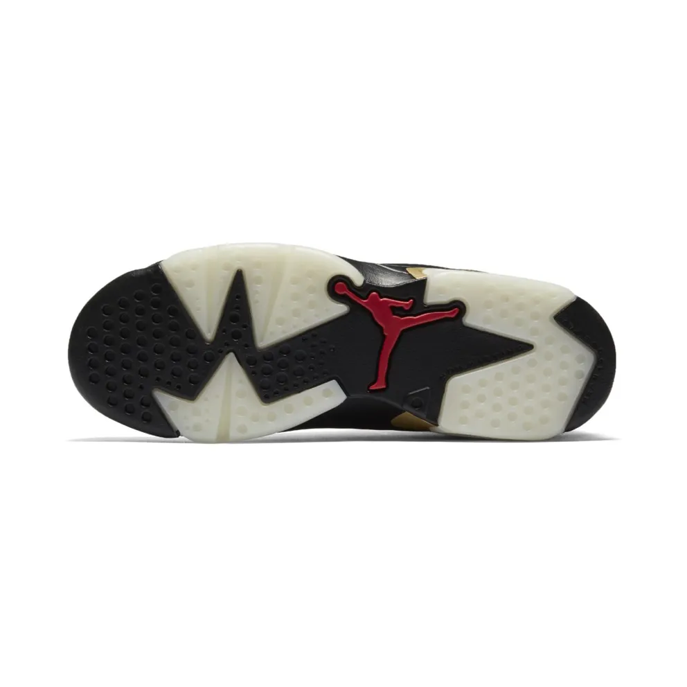 Jordan 6 Retro Chinese New Year 2018 (GS) Black/Metallic Gold-Multi-Color (AA2495-021)