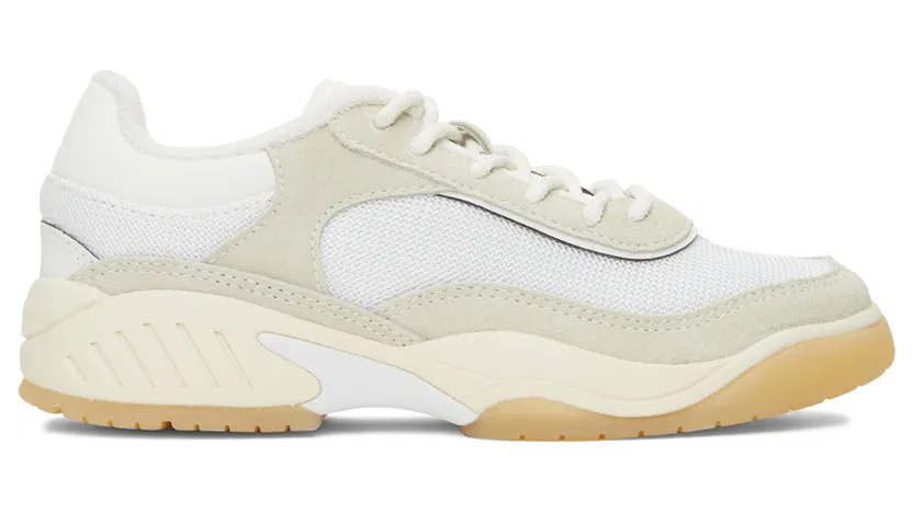 A.P.C. White & Beige Andrea Court Sneakers (PSAGV-M56116)