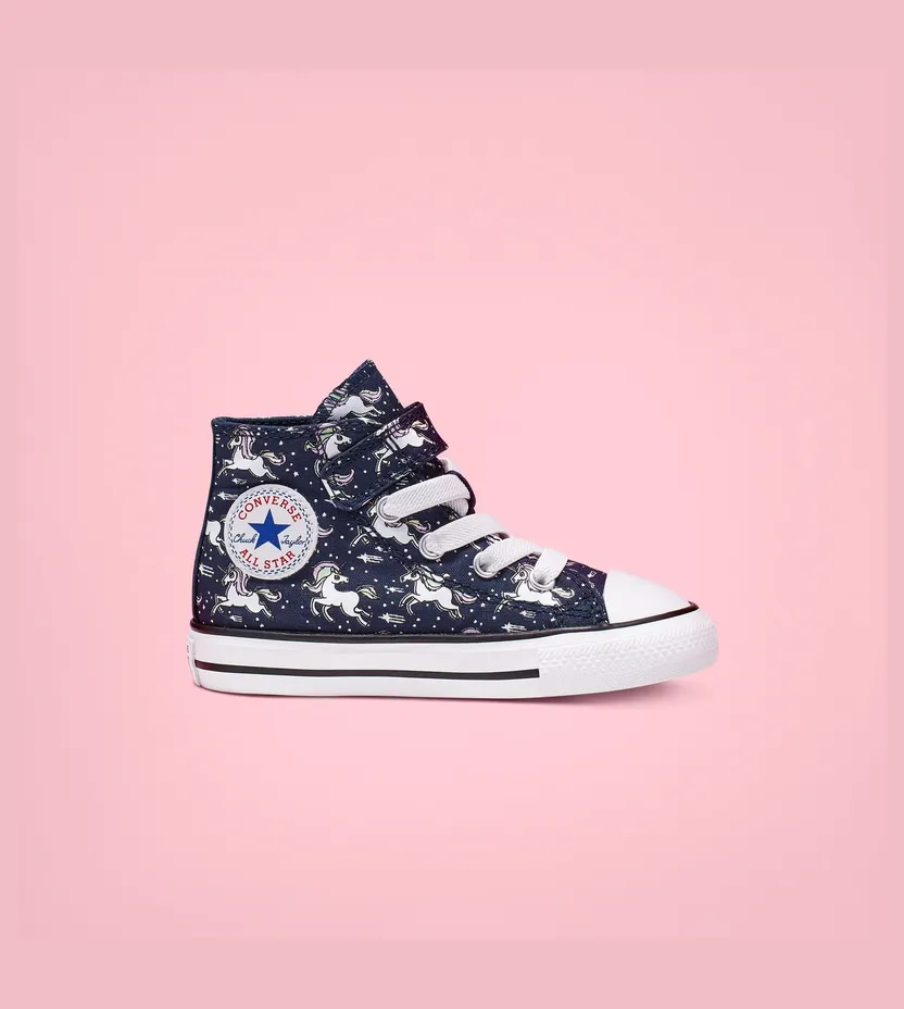 Converse Unicons Hook and Loop Chuck Taylor All Star High Top Navy/black/white (766203C)