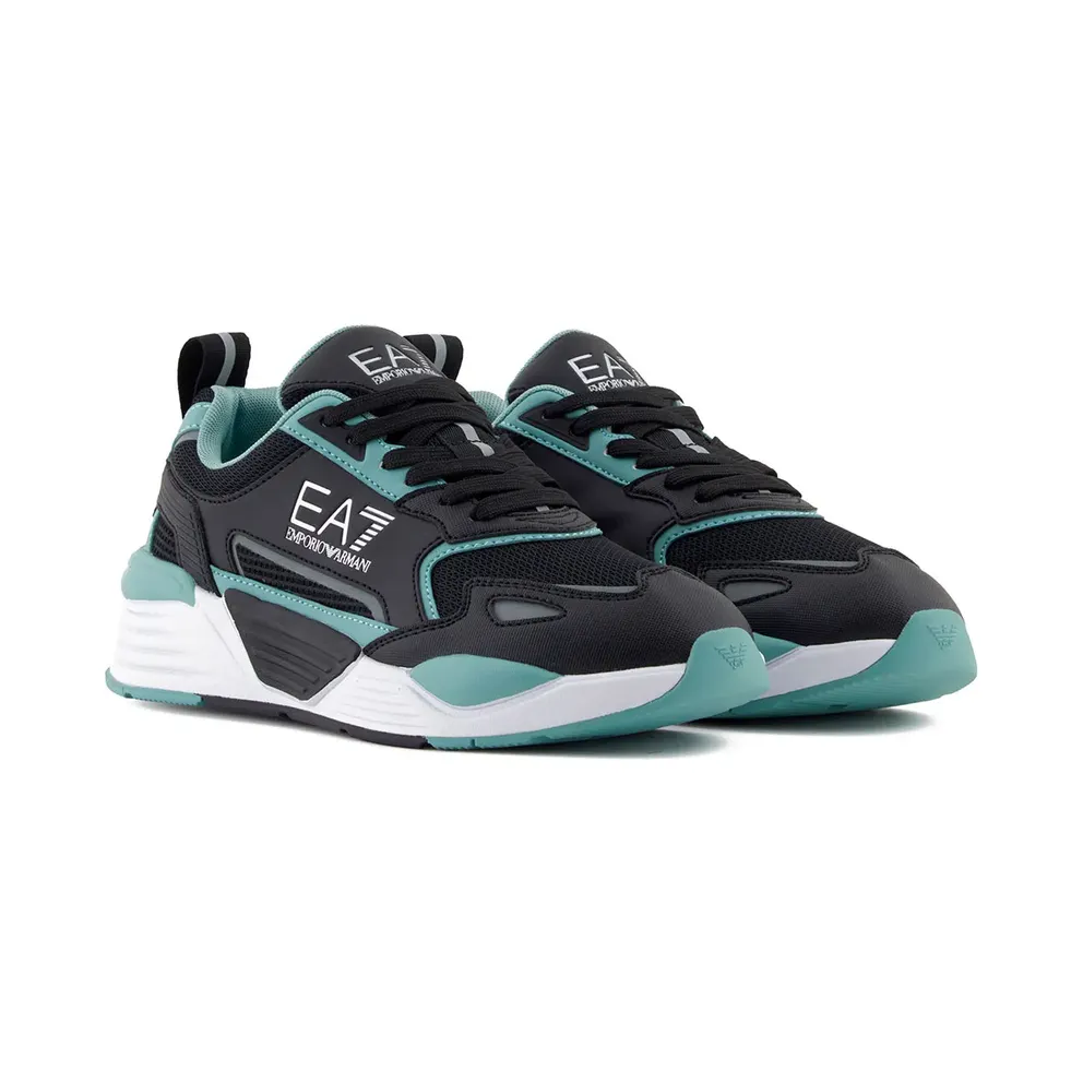 Emporio Armani EA7 Emporio armani sneaker Black / Blue Surf / Silv (7X000308AF18447MZ2388)