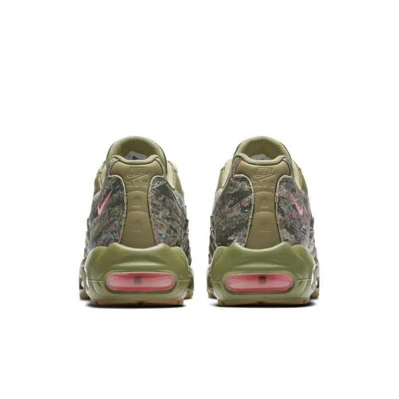 Nike Air Max 95 Floral Neutral Olive (W) Neutral Olive/Arctic Punch-Gum Light Brown-Rush Maroon-Cargo Khaki-Sunset Pulse (AQ6385-200)