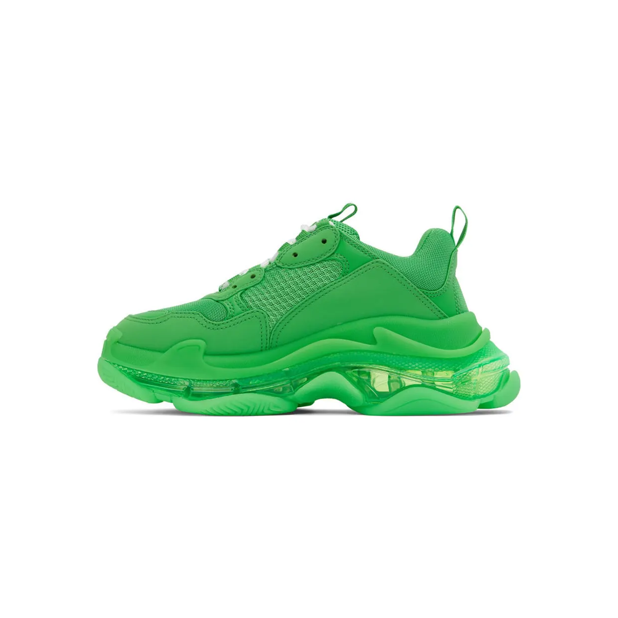 Balenciaga Green Triple S Sneakers (541624-W2GA1-3510) (3)