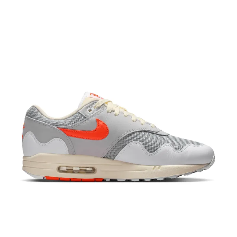 Nike Air Max 1 “Patta Waves White Hyper Crimson (With Bracelet)” (II7055-100)