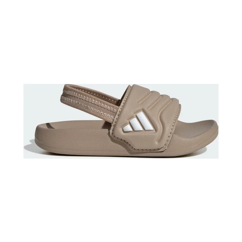 adidas Adilette Estrap 2.0 Slides Infants “Trace Khaki / Cloud White / Trace Khaki” (KZ9275)