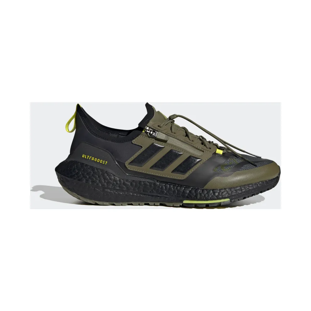 adidas Ultraboost 21 GORE-TEX Focus Olive / Core Black / Acid Yellow (FY3956)