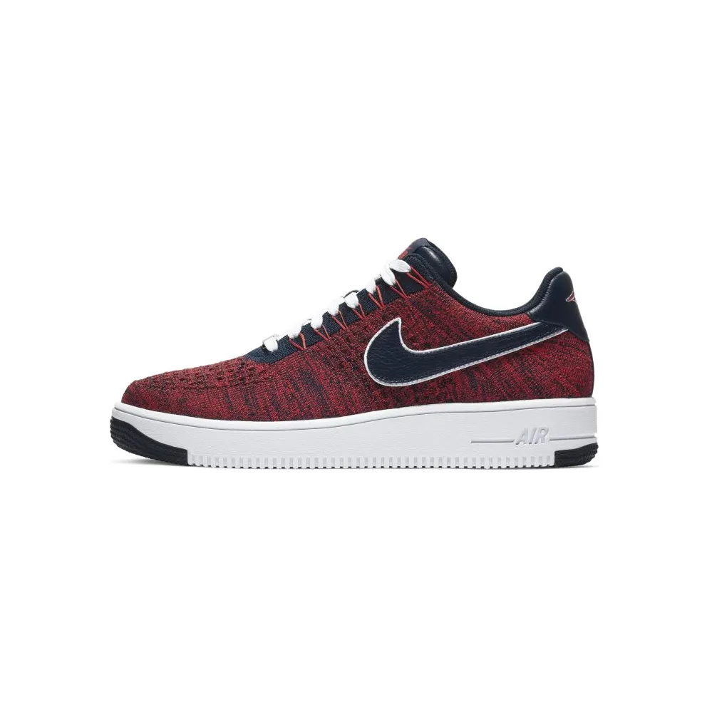 Nike Air Force 1 Ultra Flyknit Low RKK New England Patriots (2018) University Red/College Navy-White (AH8425-600)