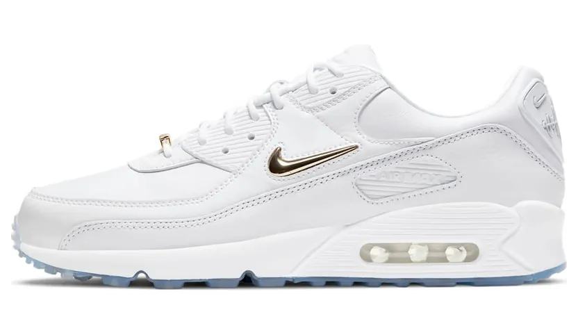 Nike Air Max 90 Pirate Radio (2021) “White / Clear / Metallic Gold” (CW4070-100)