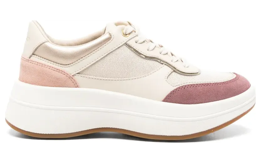 Geox Spherica Ecub-3 panelled sneakers – Beige (D65WTD09BASC1SA8)
