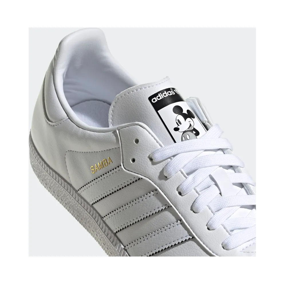 Adidas Samba Vegan x Disney Mickey Cloud White / Core Black / Gold Metallic (GY1889)
