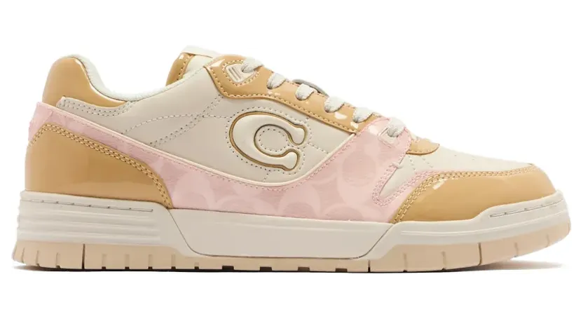 Coach Soho Sneakers aus Lackleder – Nude (CEE45)