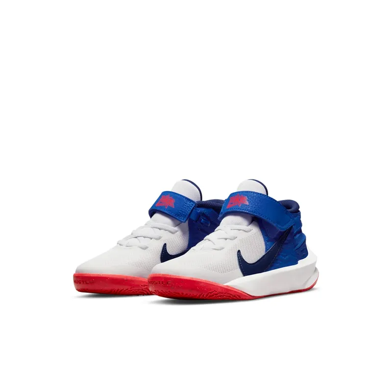 Nike Team Hustle D 10 FlyEase Younger Kids’ Easy On/Off White (DD7302-103)