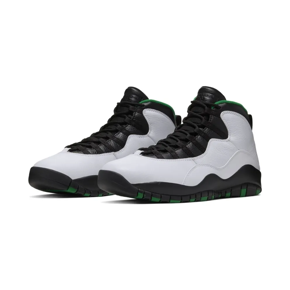Jordan 10 Retro Seattle White/Black-Green-Yellow (310805-137)