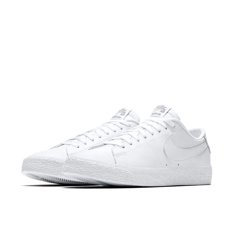 Nike SB Zoom Blazer Low NBA White White/White-Rush Blue-University Red (AR1576-114)