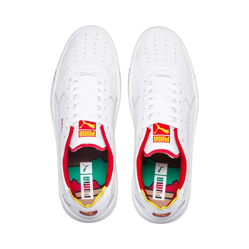 Puma Cali-0 Drive Thru White/Red-Yellow (369472-01)