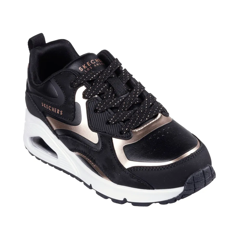 Skechers UNO Gen1 – Color Surge Sneaker Black/Roos Gold