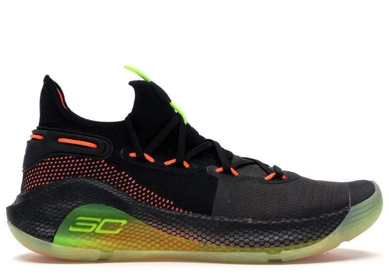 Under Armour Curry 6 Fox Theatre Black/High Vis Yellow (3020612-004)