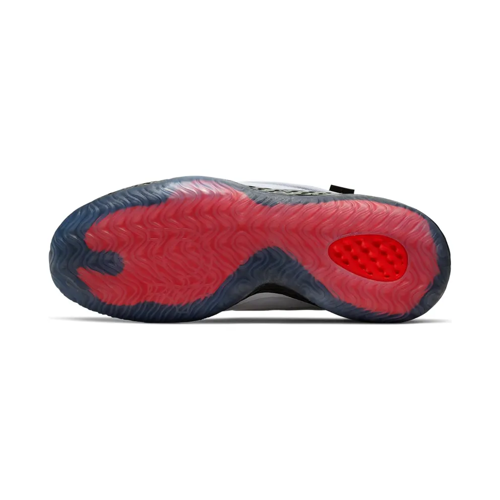 Nike KD Trey 5 VII White Bright Crimson Black White/Wolf Grey-Bright Crimson-Black (AT1200-100)