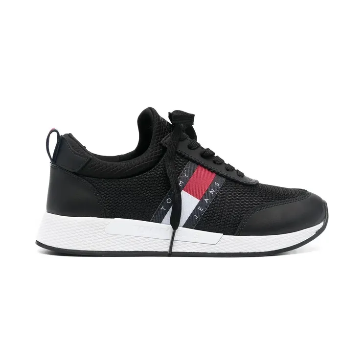 Tommy Hilfiger Tommy Jeans Flexi leren “Black” (EN0EN01789)