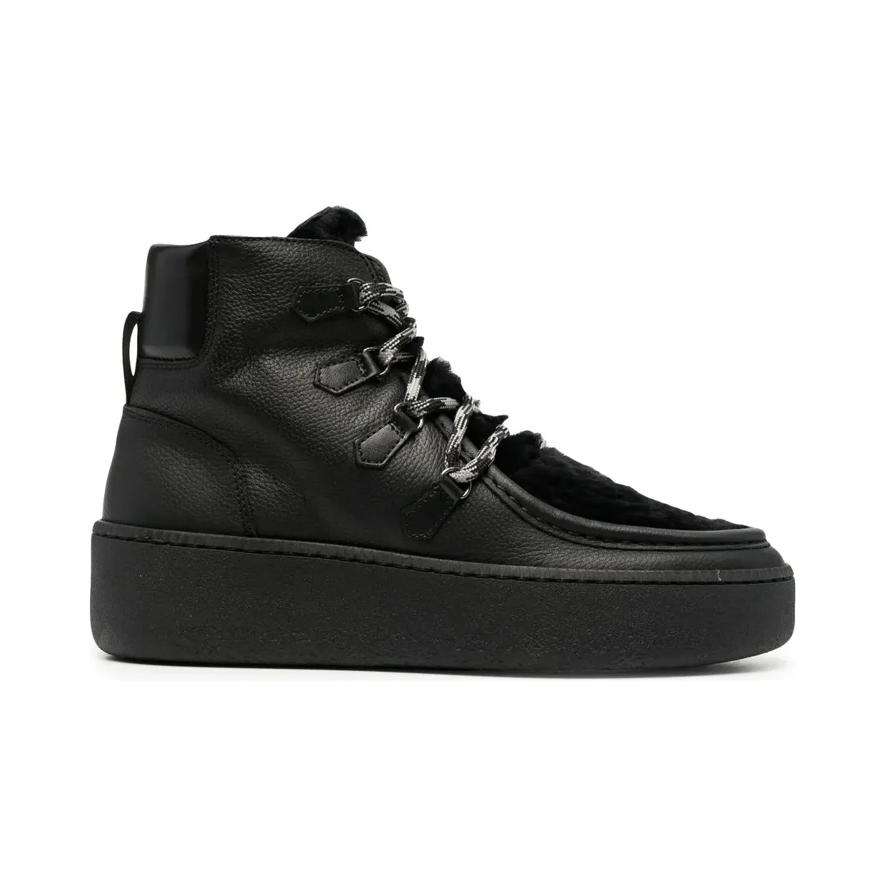 Woolrich met imitatiebont detail “Black” (CMWFFO2550FRUWF123)