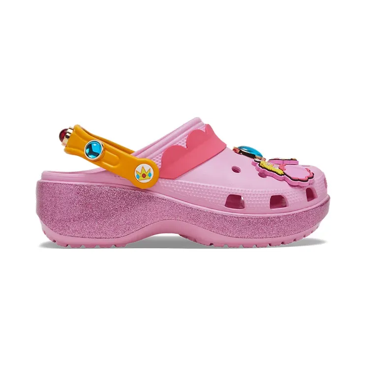 Crocs Classic Platform Clog Super Mario Bros. Princess Peach (212137-90H)