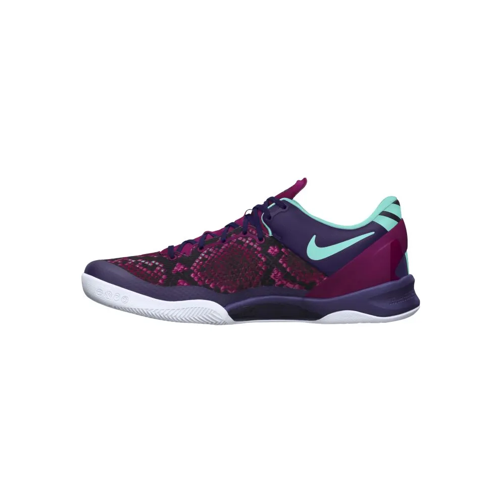 Nike Kobe 8 Pit Viper Purple Dynasty/Raspberry Red-Wolf Grey-Green Glow (555035-502)