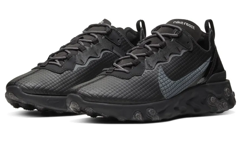 Nike React Element 55 Premium – Zwart