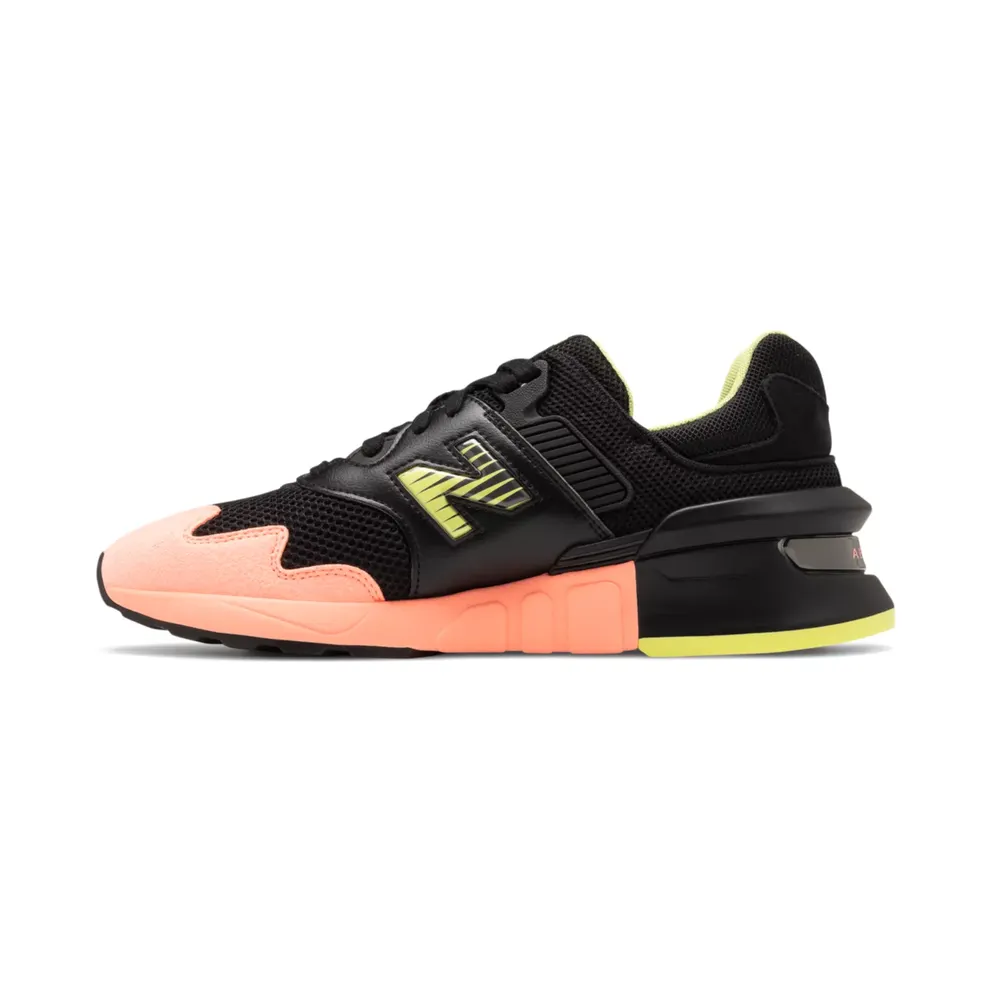 New Balance 997S Kawhi Leonard Sunrise Black/White-Pink-Neon Yellow (MS997KL1)