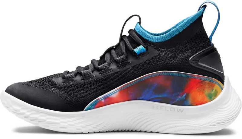 Under Armour Basketball Shoes Grade School Curry Flow 8 Black (3024033-001)