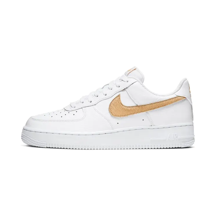 Nike Air Force 1 Low ‘Club Gold Swoosh’ “White / Club Gold” (CW7567-101)