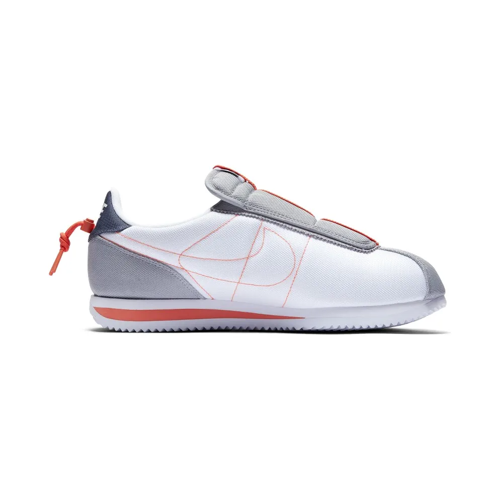 Nike Cortez Basic Slip Kendrick Lamar White White/Thunder Blue-Wolf Grey-Turf Orange (AV2950-100)