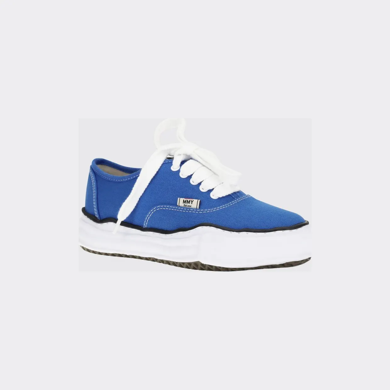 Maison Mihara Yasuhiro Baker OG Sneakers in Cotton Canvas Blue (A02FW704CLBLUE)