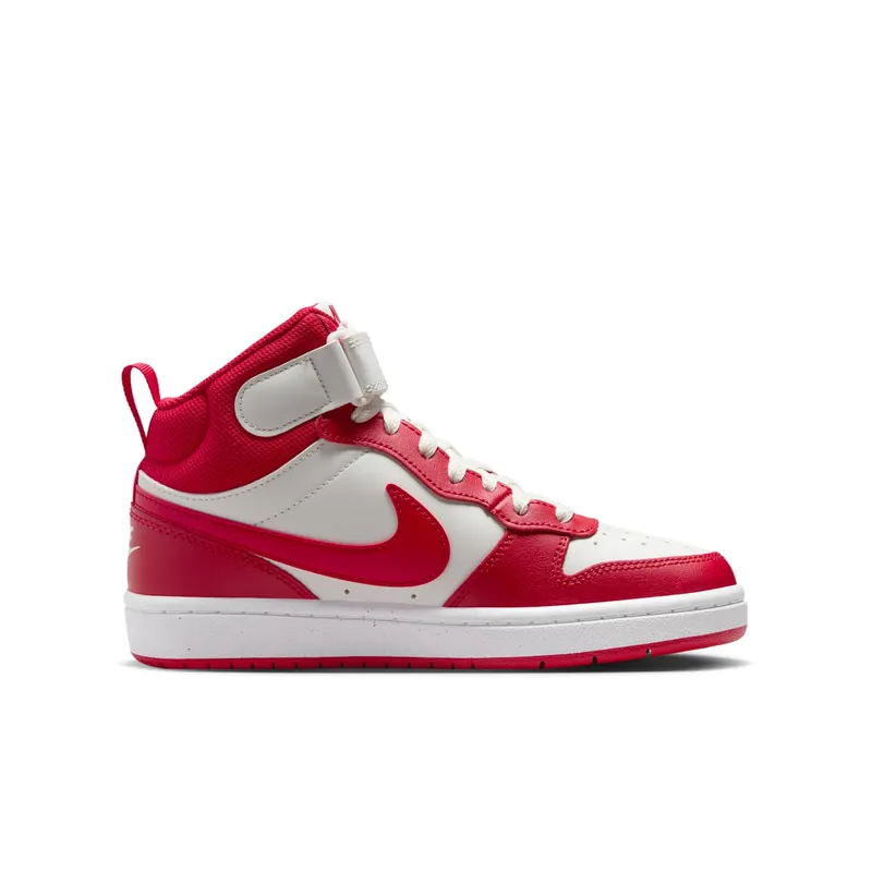 Nike Court Borough Mid 2 Sail White Gym Red (CD7782-124)