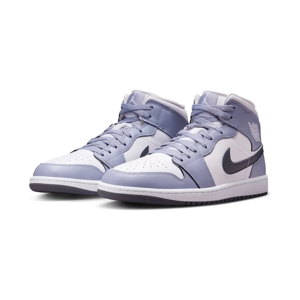 Jordan 1 MID “White / Dark Blue Grey / Indigo Haze” (DQ8426-145)