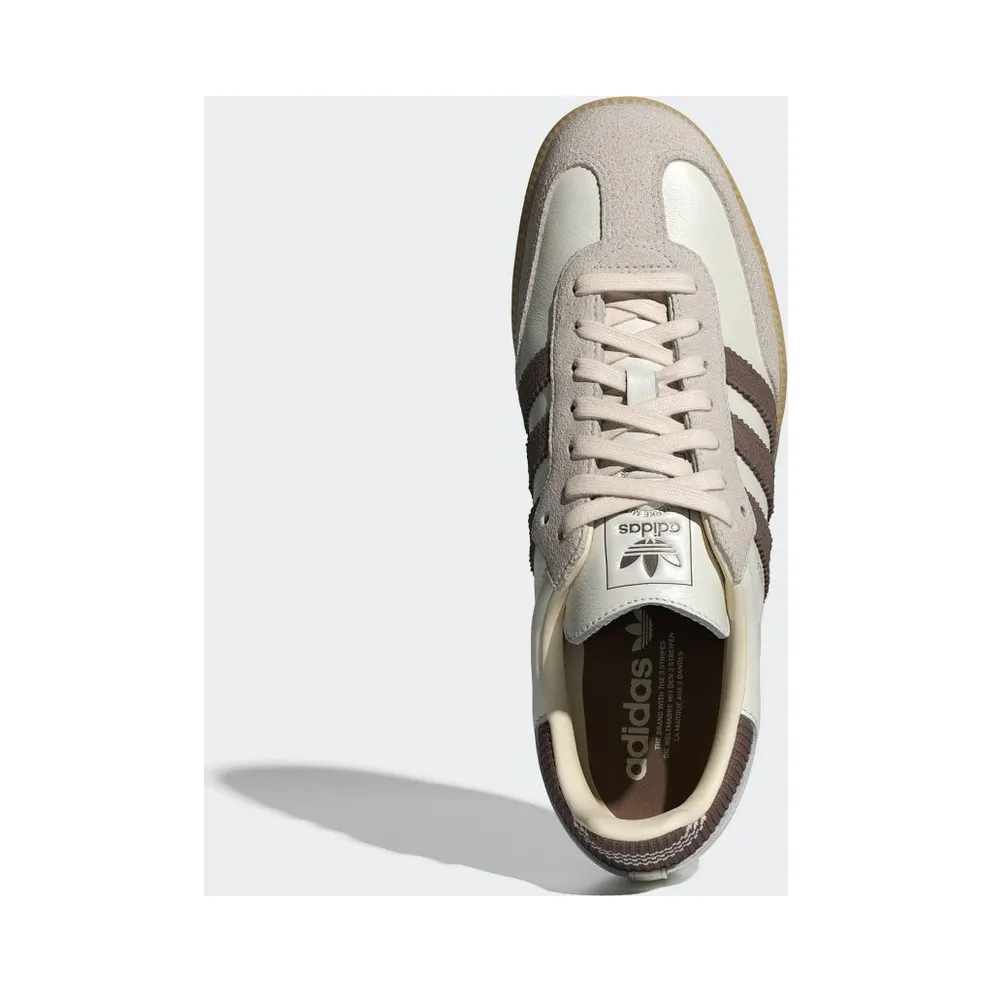 Adidas SAMBA OG Shoes Cloud White / Earth Strata / Gum (IH6845)
