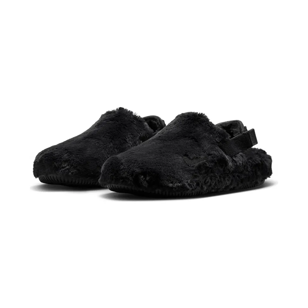 Nike Calm Mule Fur “Black” (FZ3119-001)