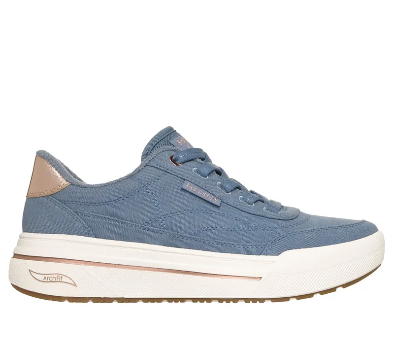 Skechers Arch Fit Arcade HI – Moving Along Sneaker Leigrijs