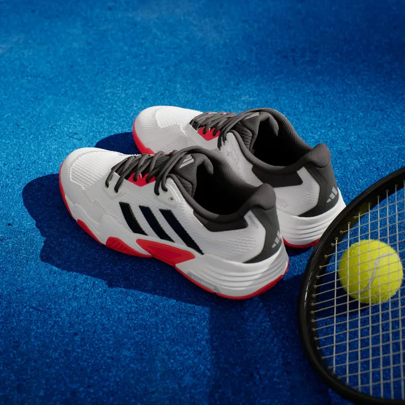 Adidas Solematch Control 2 Tennis Shoes Cloud White / Core Black / Silver Metallic (IH3088)