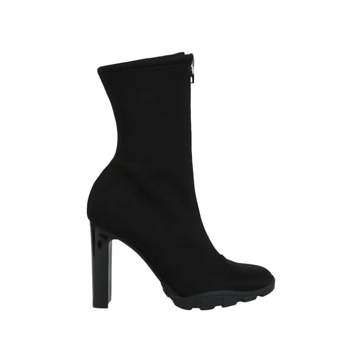 Alexander McQueen Slim Tread Ankle Boots Black (688310W4SQ01000)
