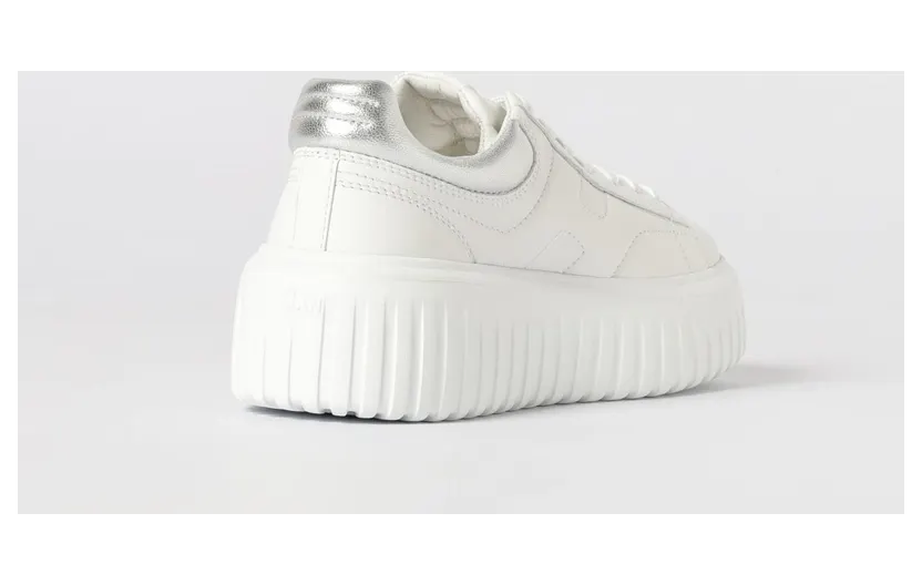 Hogan H-Stripes Leather Sneakers White (HXW6450FC60KU00351) (2)