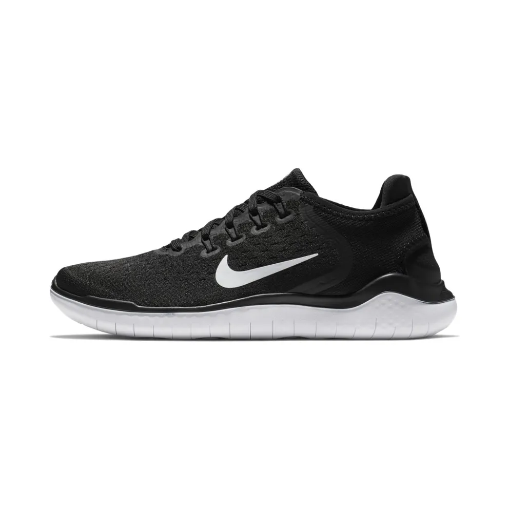 Nike Free RN 2018 Black White (W) Black/White (942837-001)