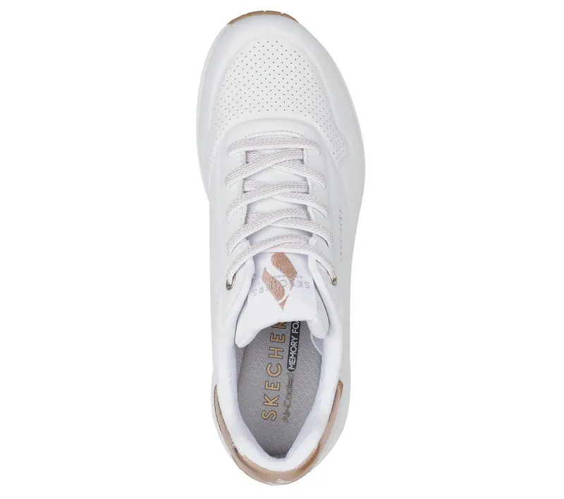 Skechers UNO – Shimmer Away Sneaker White