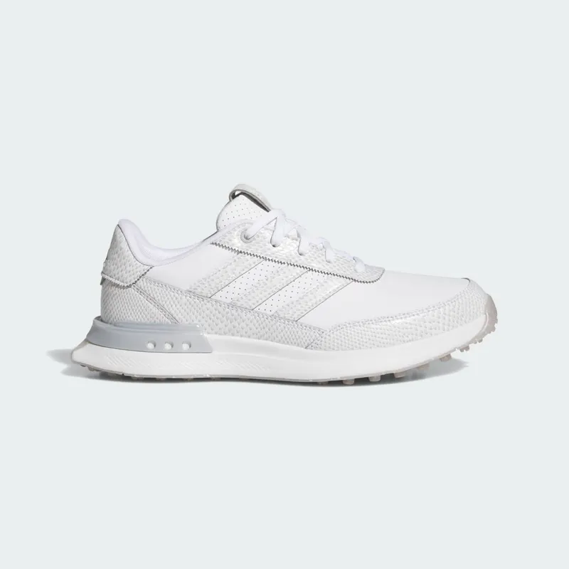 adidas S2G 24 Leather Spikeless Golf Cloud White Silver Metallic (JI4037)