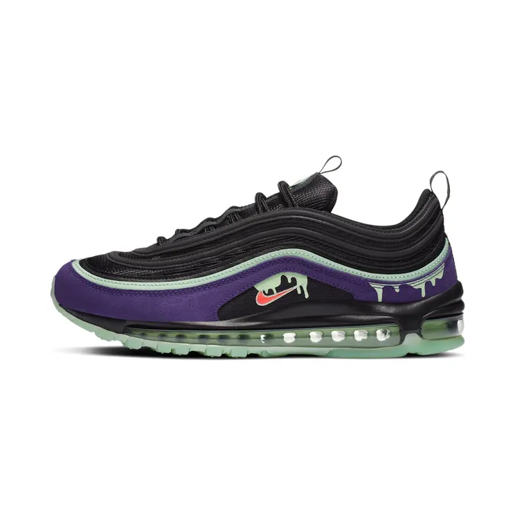 Nike Air Max 97 ‘Halloween Slime’ Black/Flash Crimson/Court Purple (DC1500-001)
