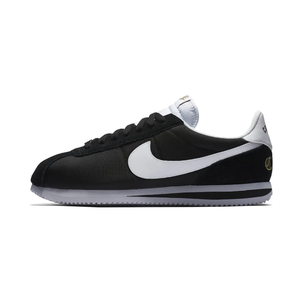 Nike Cortez Basic Nylon Compton Black/White-Metallic Gold (902804-001)