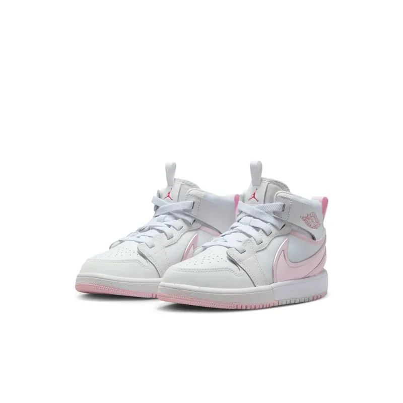 Jordan 1 Mid RM EasyOn White Fire Red Pink Foam (FQ1282-101)